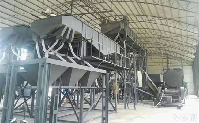 河北雄安某企機制砂篩分輸送產線