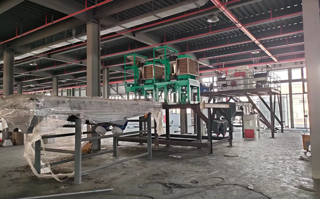 江蘇某新能源企業石英砂加工生產線