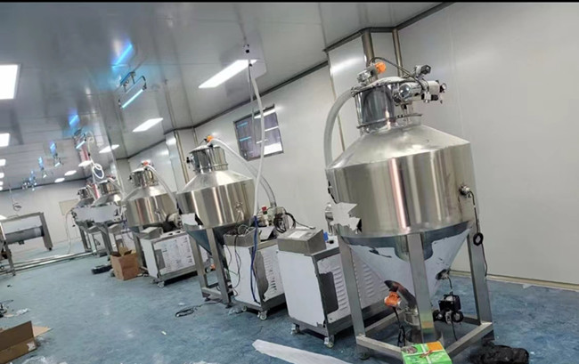 福建漳州某食品企業自動配料生產線