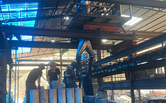 四川阿壩石墨碳粉小罐負壓加料系統 