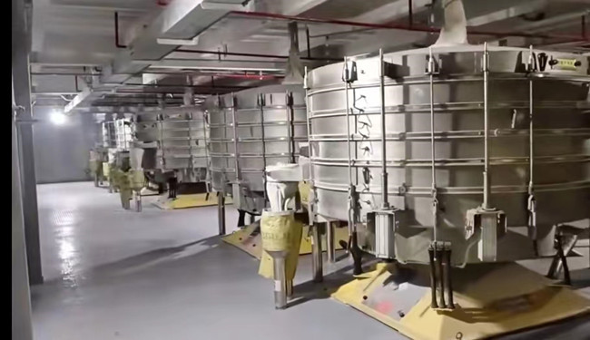 山東東營某淀粉企業精細篩分系統