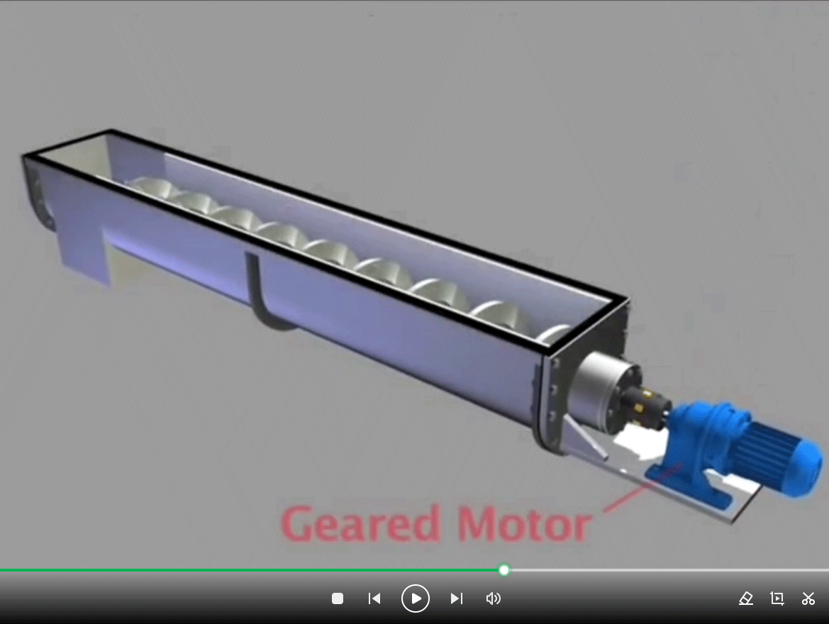 無軸螺旋輸送動畫演示