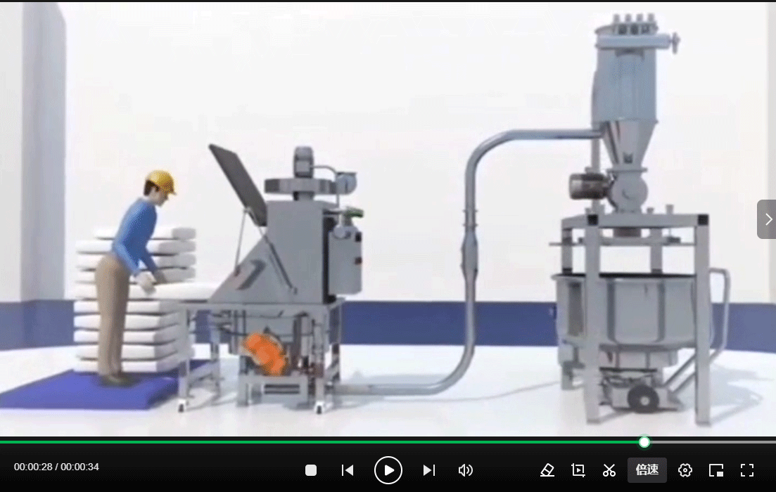 小包投料真空上料動畫演示